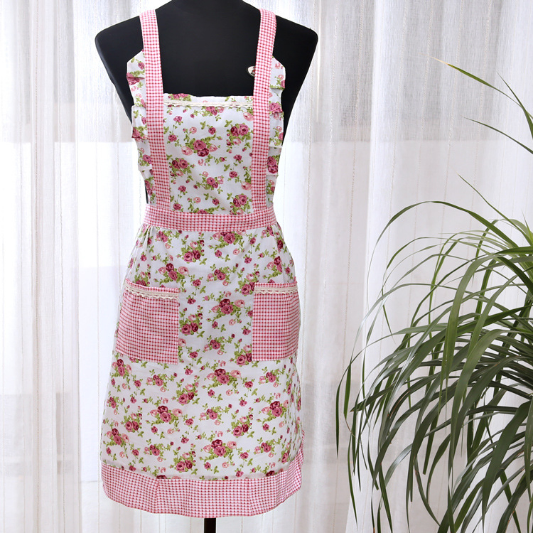 China Factory Garden Protect Clothes Women Stylish Cooking Kitchen Apron
