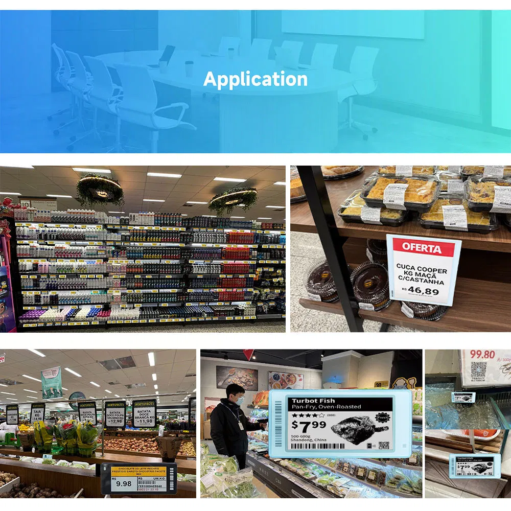 Customized to Sample 4.2 High Resolution NFC E Ink Display Wireless ESL Price Tag Supermarket Solution with WiFi and English Support Timely Action