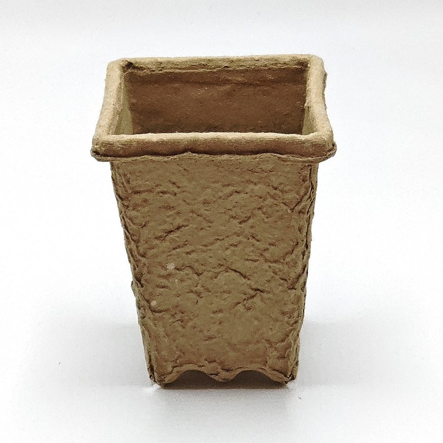 Экологичные бумажные стаканчики для рассады 6 см