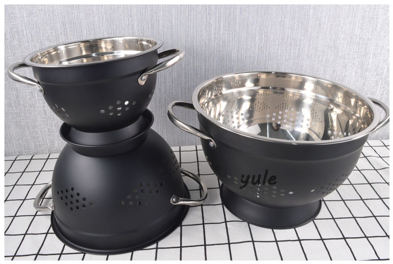Wholesale Fruit Vegetable Filtered Water Multi Usage Stainless Steel Colander