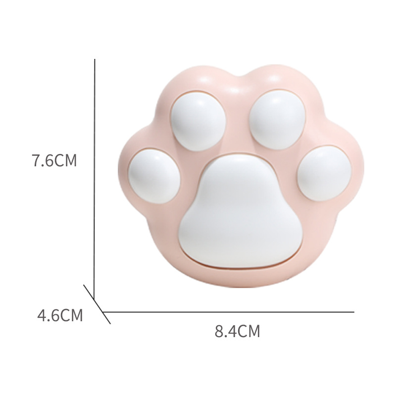 Factory Direct Portable Compact Cartoon Cute Fun Cat Paw Rechargeable Hand Warmer