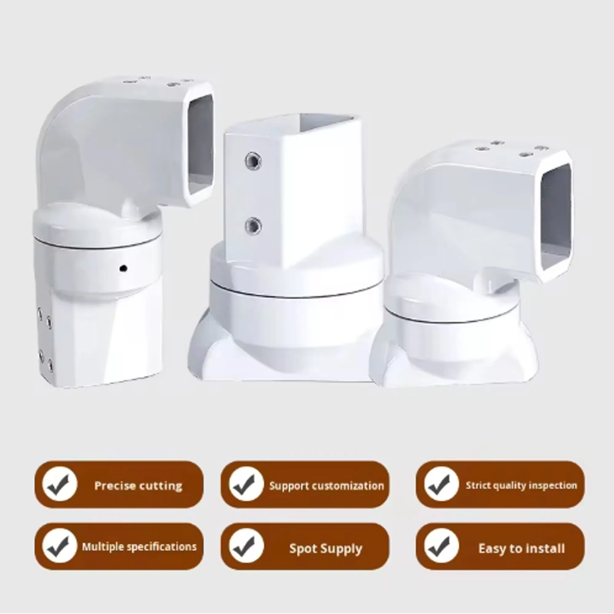 30/50 Model Aluminum Alloy Profile Cantilever Bracket Assembly Connector Touch Screen Enclosure