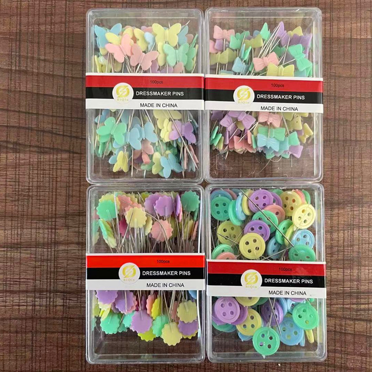 Handmade Garment Positioning Pins Sewing Pins for Sewing DIY Projects Dressmaker Sewing Needle Pins