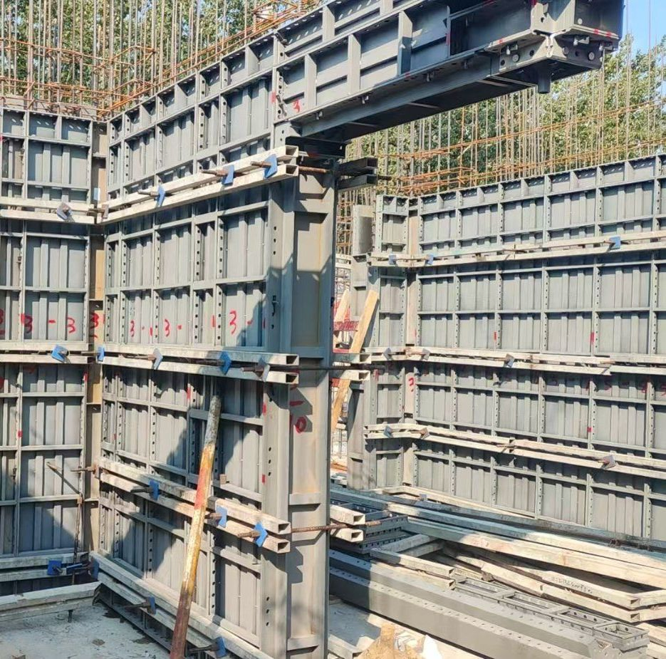 Reusable Adjustable Metal Shuttering Steel Frame Plywood Concrete Mould Formwork for Slab Wall and Column Formwork for Sale