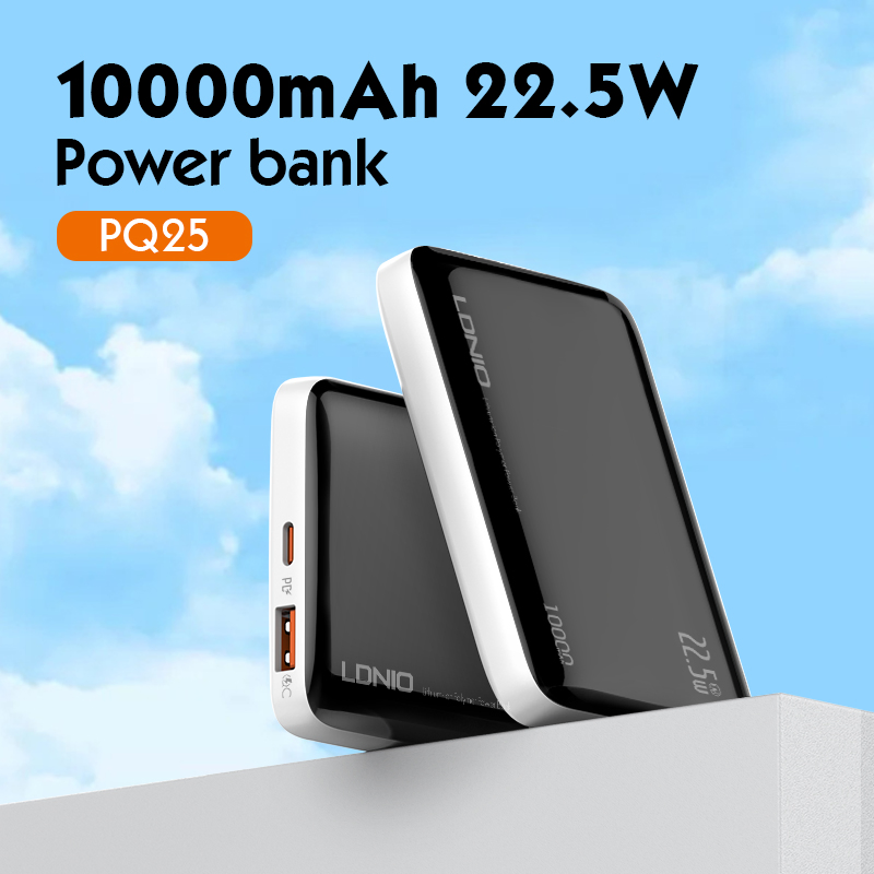 Ldnio Pq25 10000mAh Portable Power Bank with Quick Charge Support