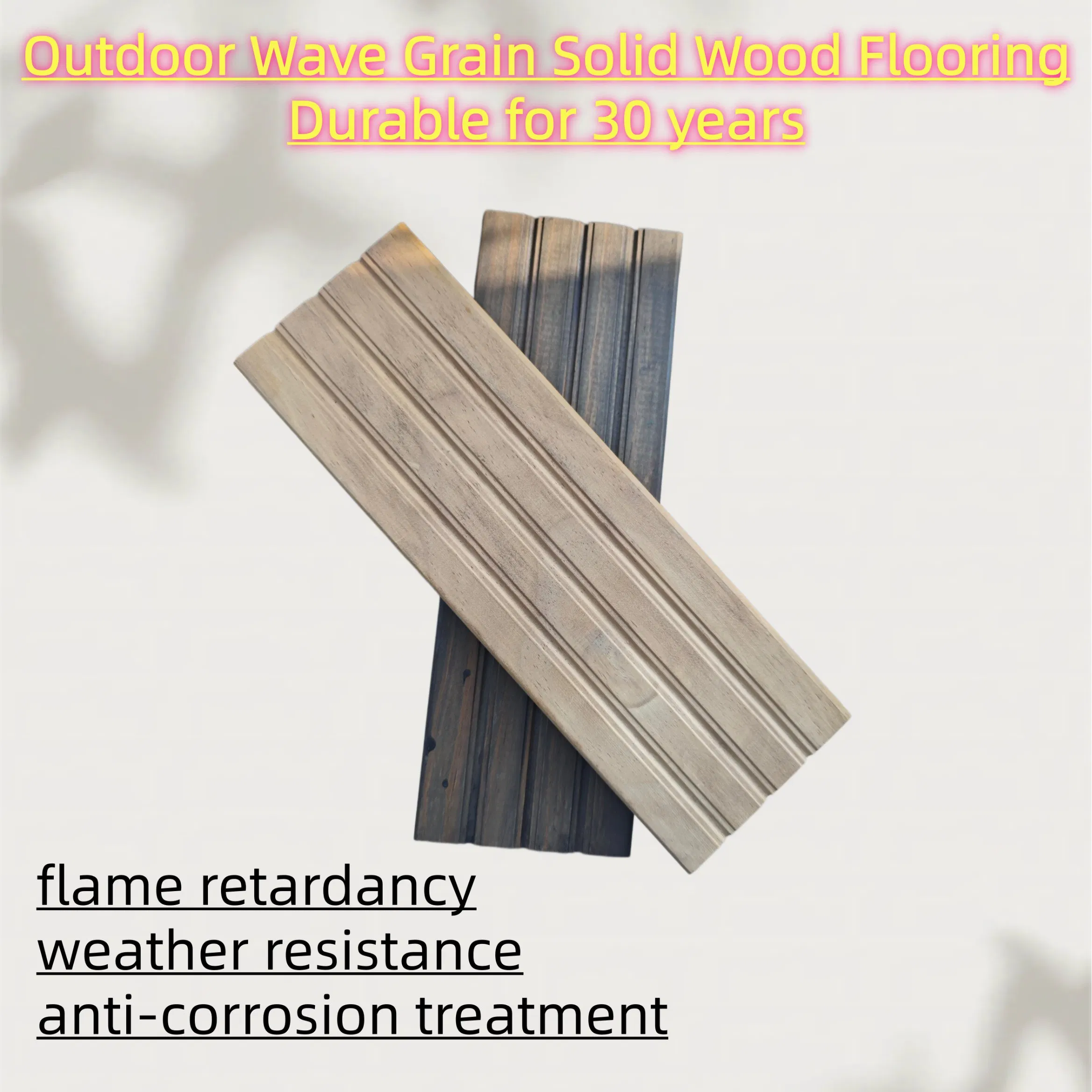 Wave Grain Modified Pine Decking for Patio & Garden