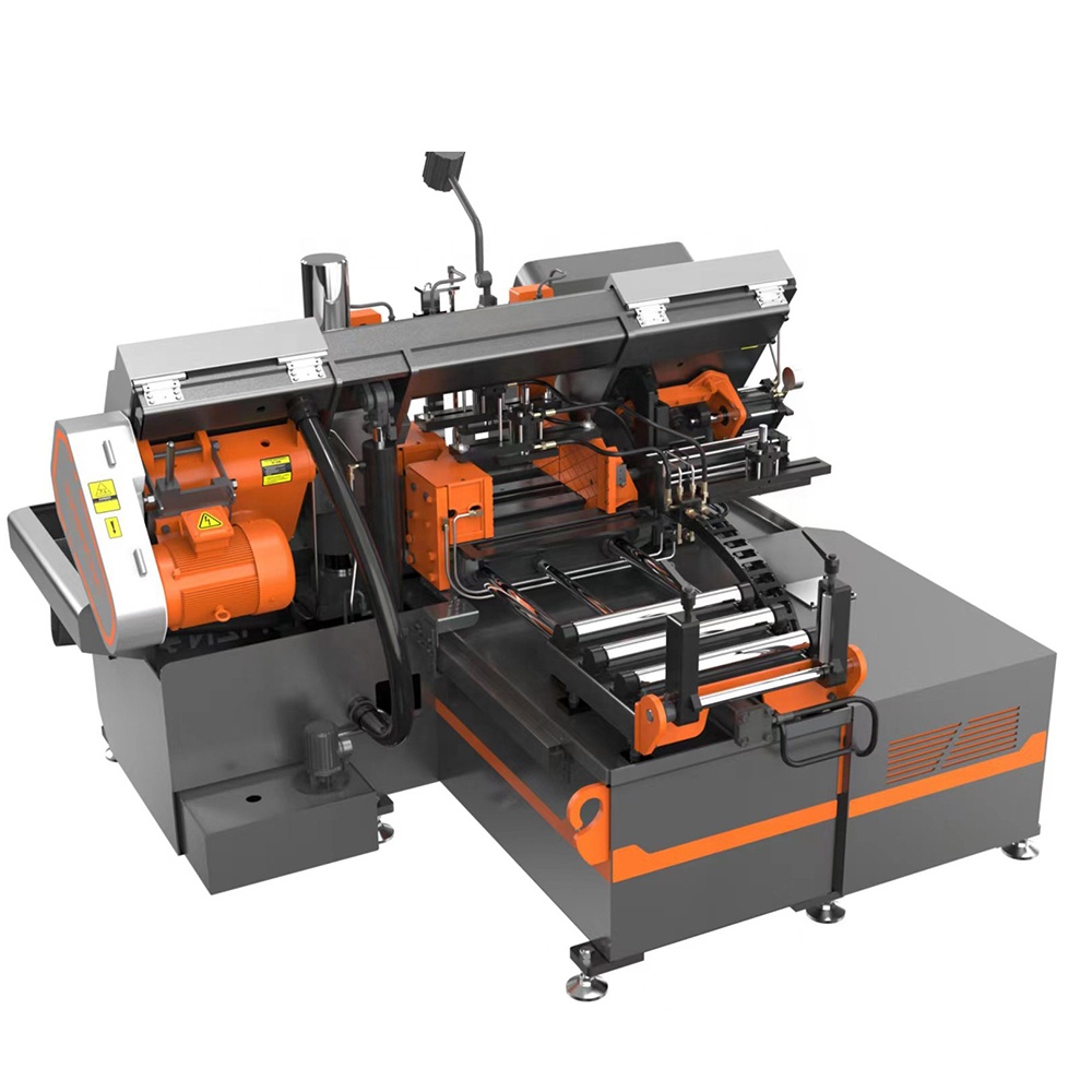 Ленточная пила по металлу горизонтальная автоматическая с ЧПУ