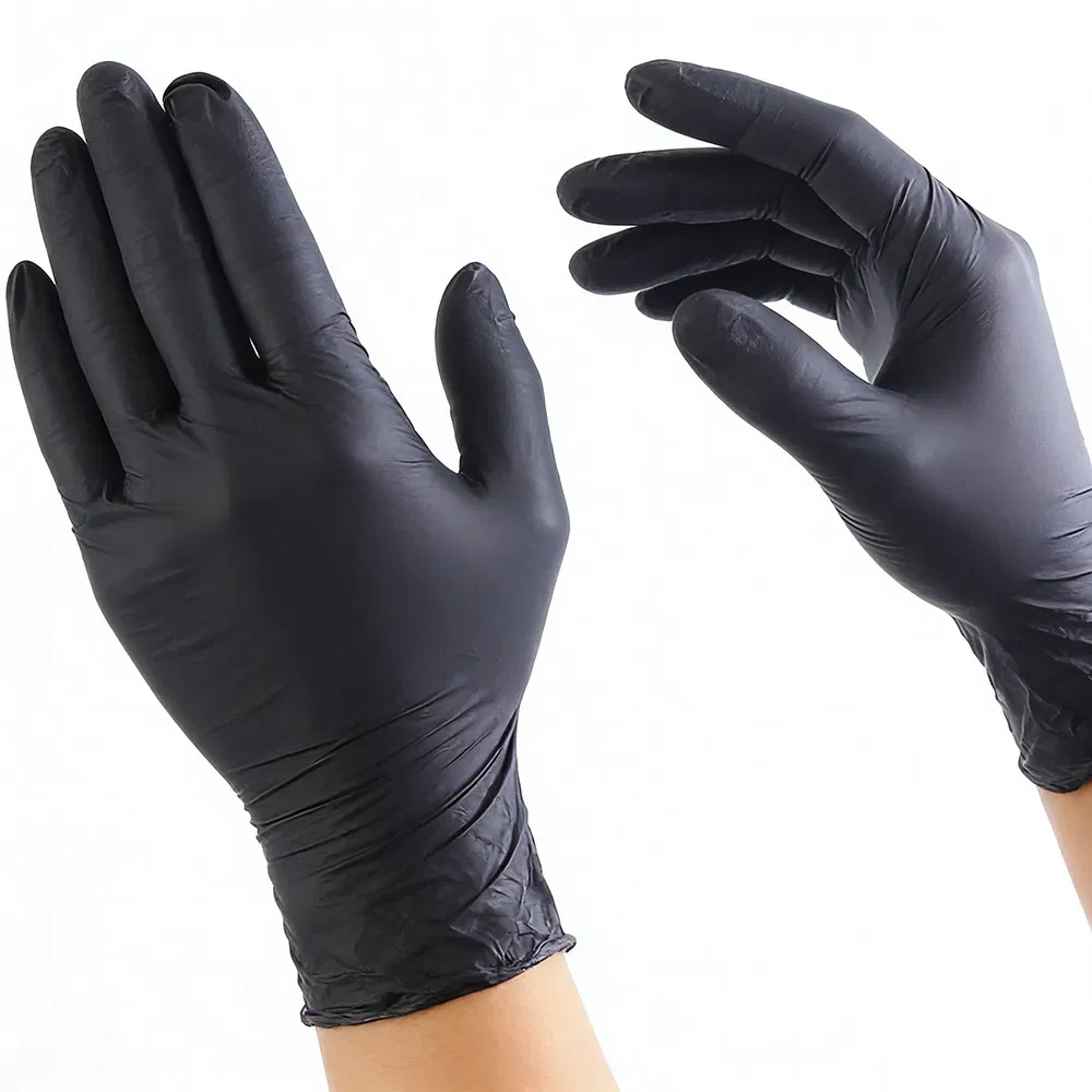 Anti-Scratch Blue Nitrile Gloves - Latex-Free Disposable Pet Care Gloves