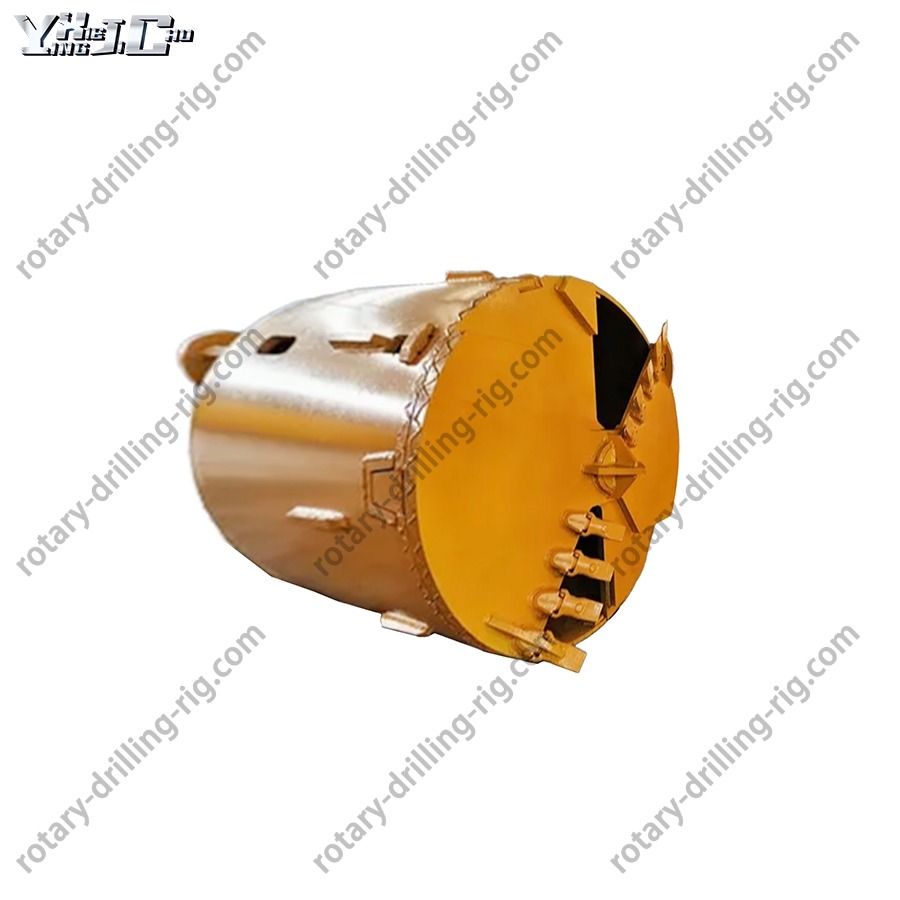 Double-Battom Doube-Door Bucket with Cutng Teetth