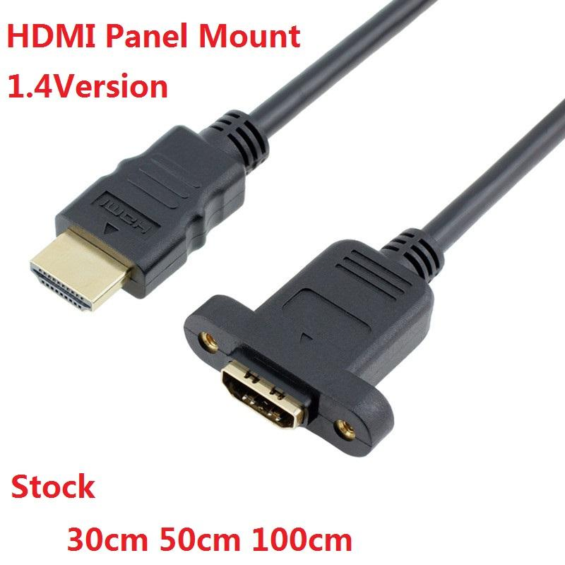 Factory OEM ODM Drop Shipping HDMI Cable Female Panel Mount Cable