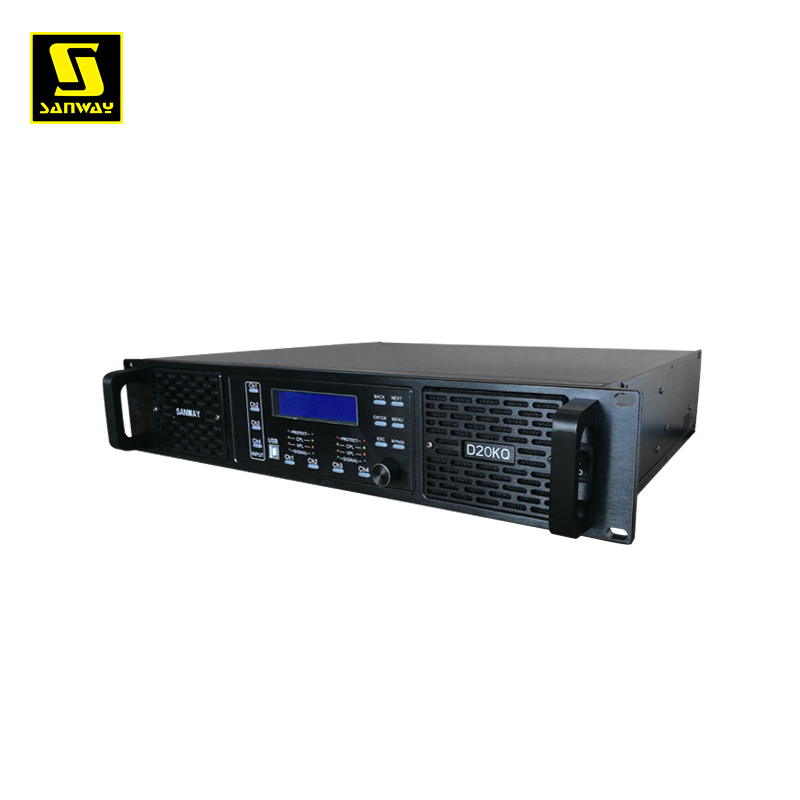 Sanway D20kq DSP Professional Audio Amplifier Quiet Fans Power Amplifier for Home Theater