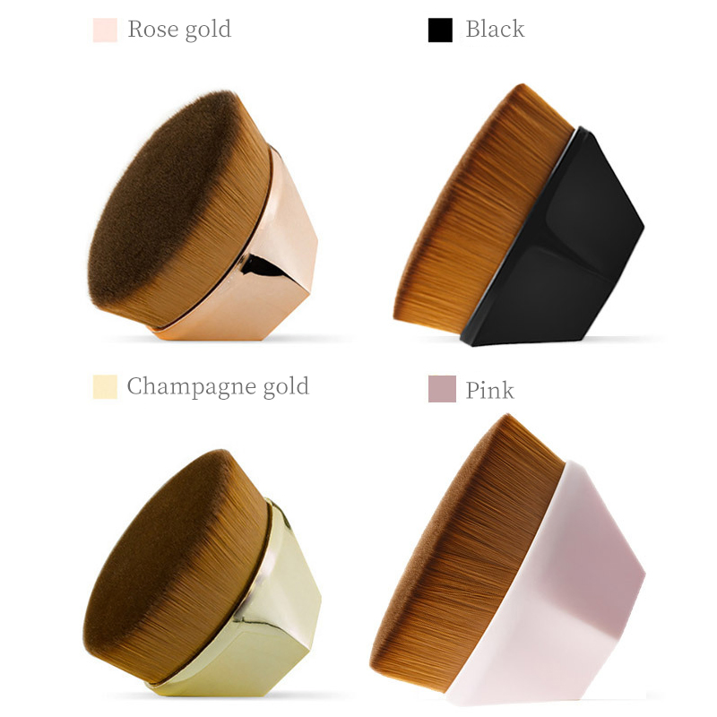 Factory Wholesale Oval Flat Makeup Foundation Brush High Quality Bb Cream Liquid Powder Foundation Makeup Brush