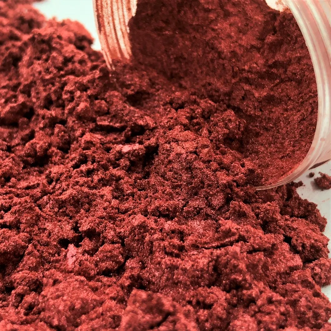 Pearlescent Pigments P908 Red for Coating Plastic 508 Rutile Fine Silver Paint Nail Art Hot Sale