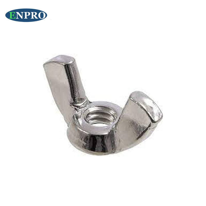 China Supplier M6 Metal Zinc Plated Stamped Butterfly Wing Nut