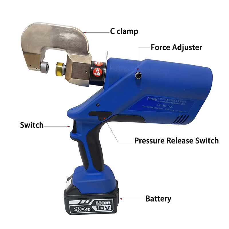 Manufacturer High Quality Battery Pop Self Piercing Electric Rivet Gun