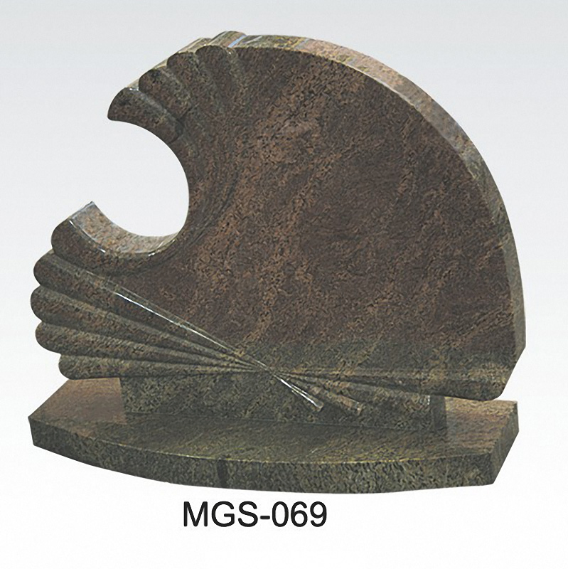 Green Granite Custom Design Gravestone Monument Tombstone