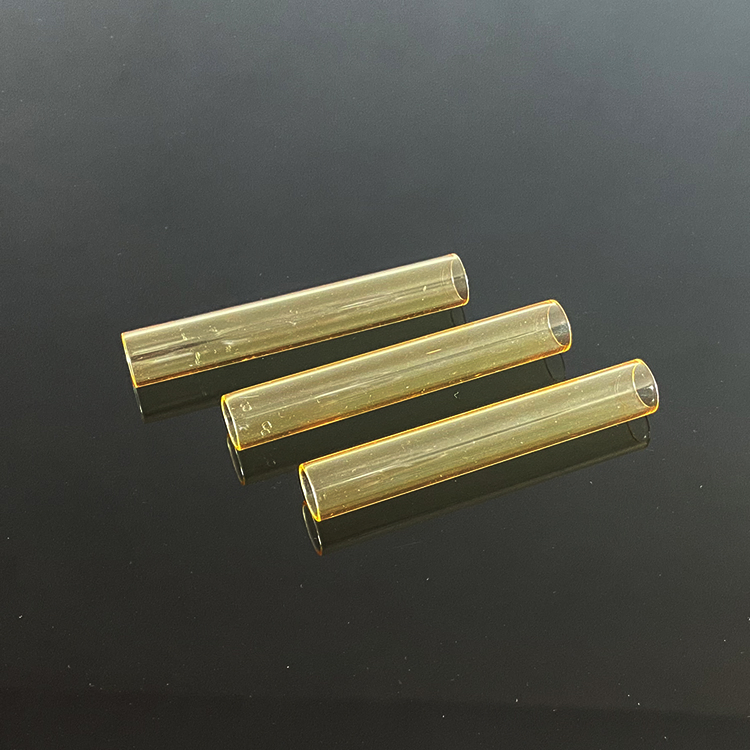 Hot-Sale Fused Silica Yellow Quartz Tube for Beauty Machine
