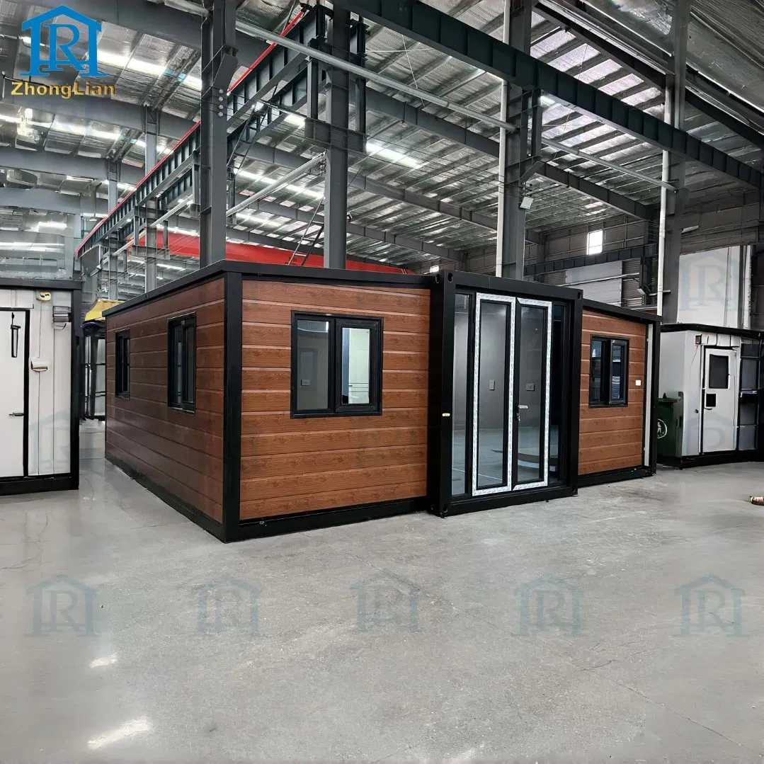 Wooden Surface Design Modular Prefabricated Mobile Expandable Container Vessel Warehouse