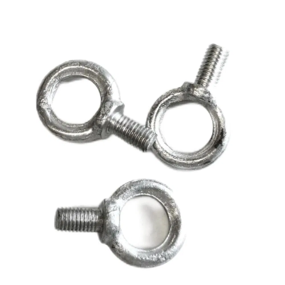 Channel Hook Lifting Eyelet Bolts Ring Fittings with Zinc Plated Finish