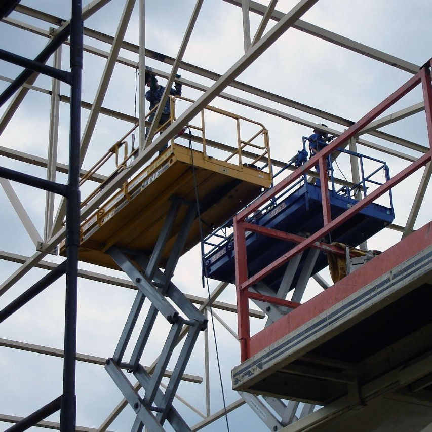 H Section Steel Column and Beam Structure Warehouse