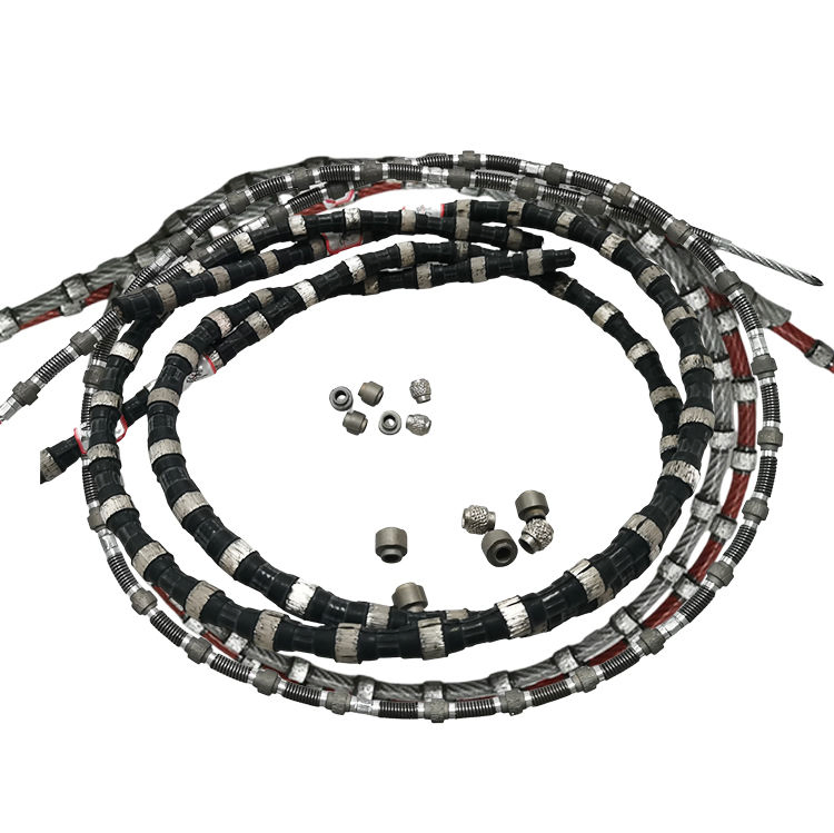 Алмазный канатный станок для резки камня с коннектором