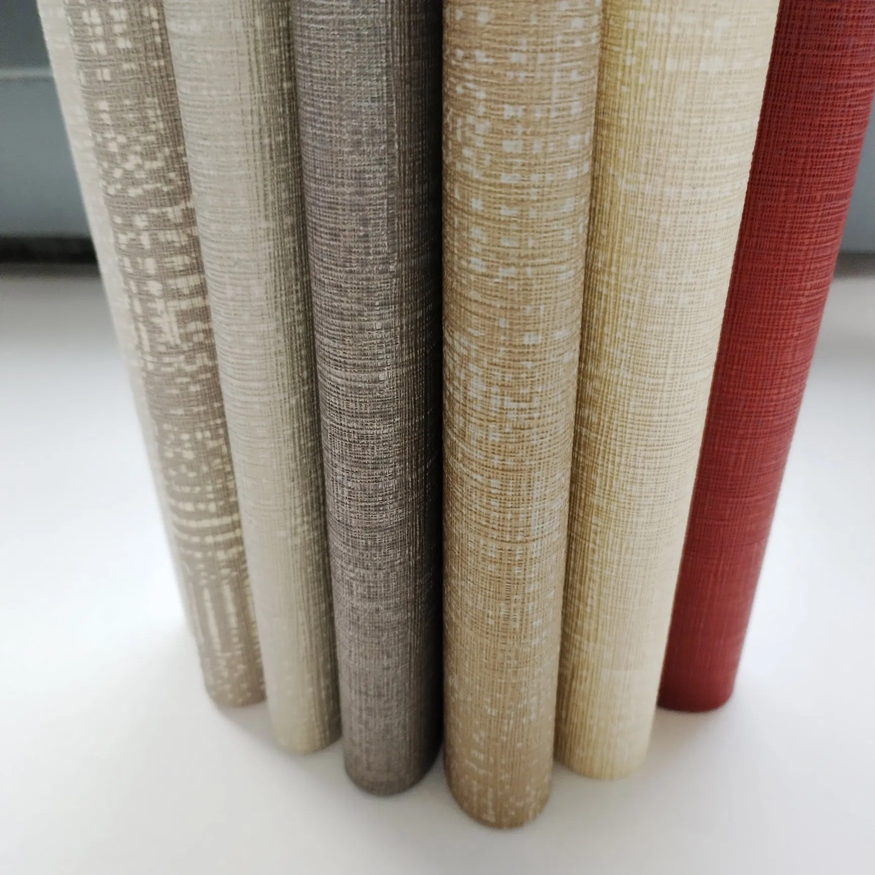 Factory Supply Modern 5 Star Hotel Project Fabric Backed Wallpaper Covering Commercial PVC Wall Cloth Vinyl Wallcovering