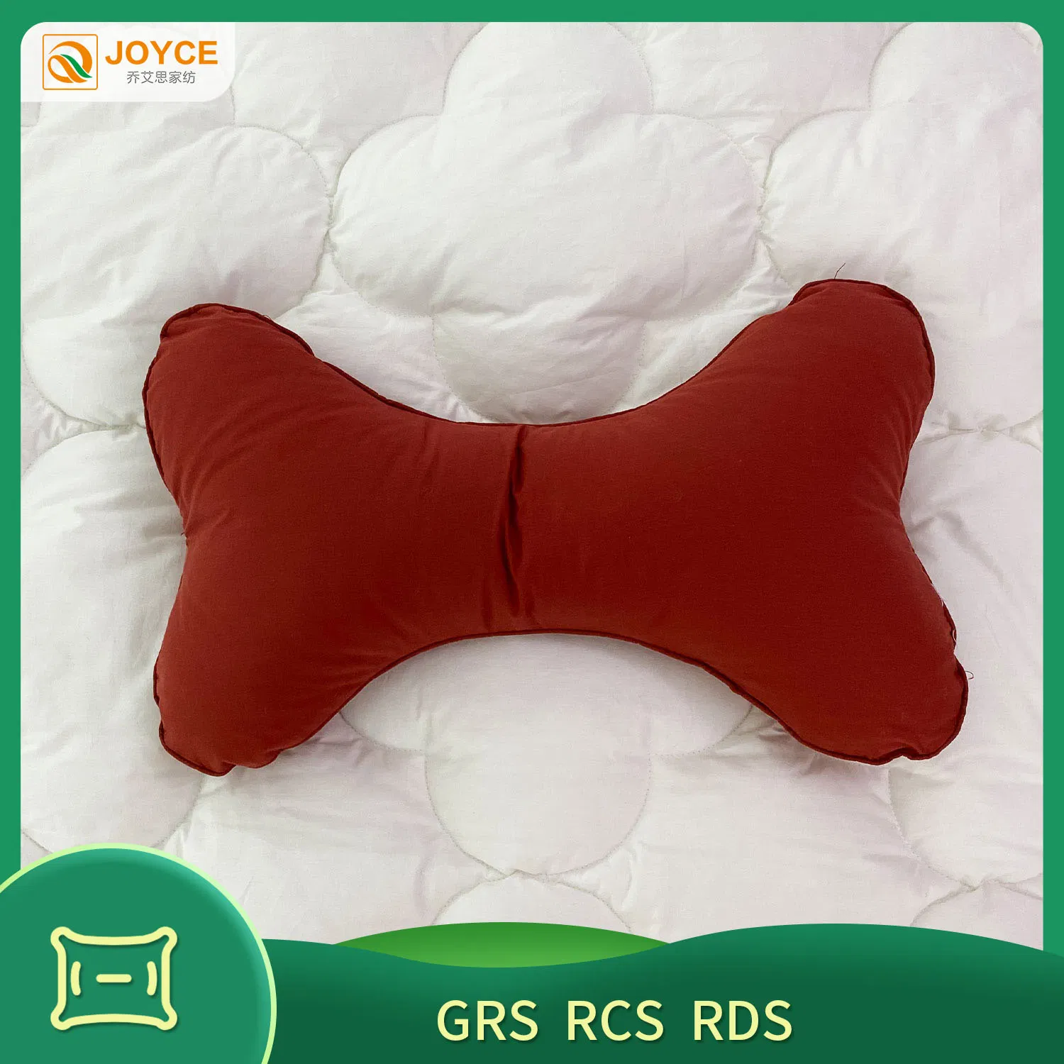 Soft Breathable Smooth Bone Shape Cute Style Pillow for Relaxing Neck
