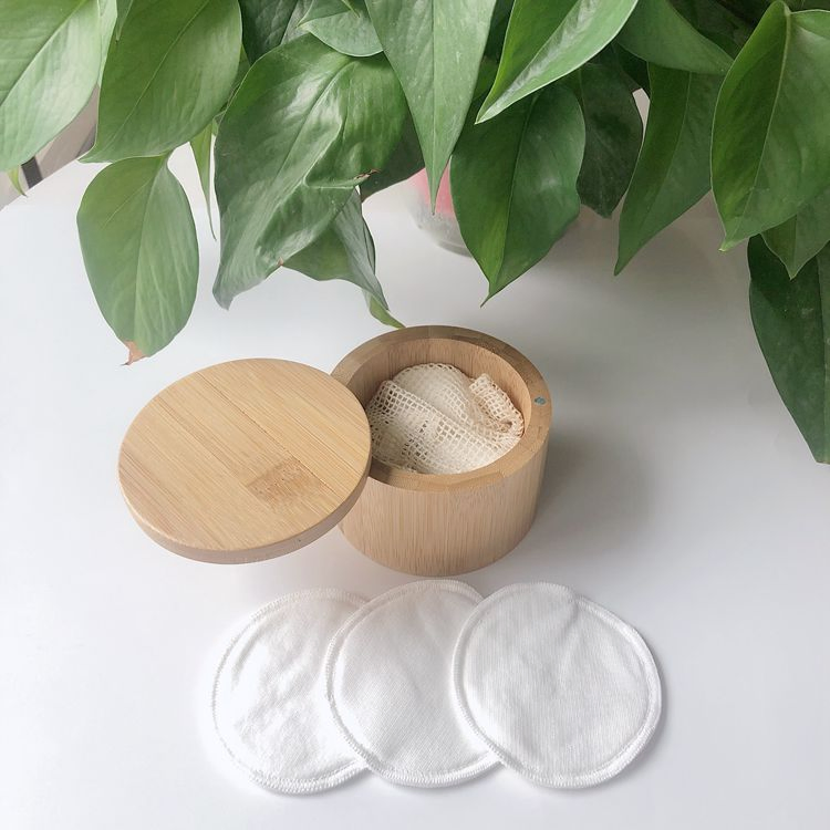 Bamboo Cotton Makeup Remove Pads 100% Biodegradable