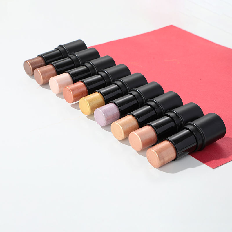 Private Label Vegan and Cruelty Free High Pigment Cream Makeup Contour Bronzer Highlighter Stick