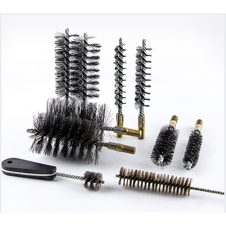 Steel Wire Tube Brush with Plastic Handle