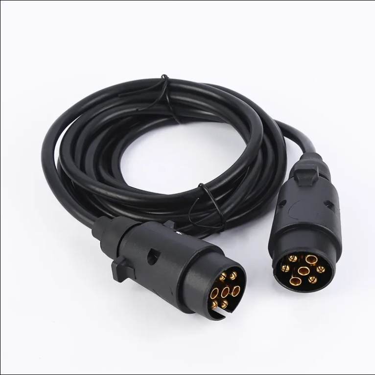 7-Pin Trailer Plug with Straight Cable