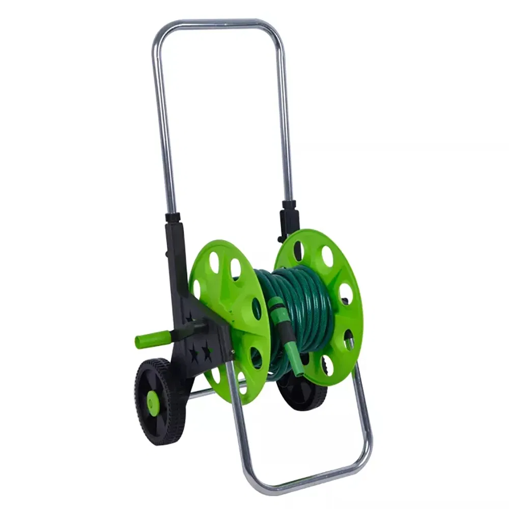 Garden Portable Water Irrigation Hose Reel Cart/Trolley Water Guide Storage
