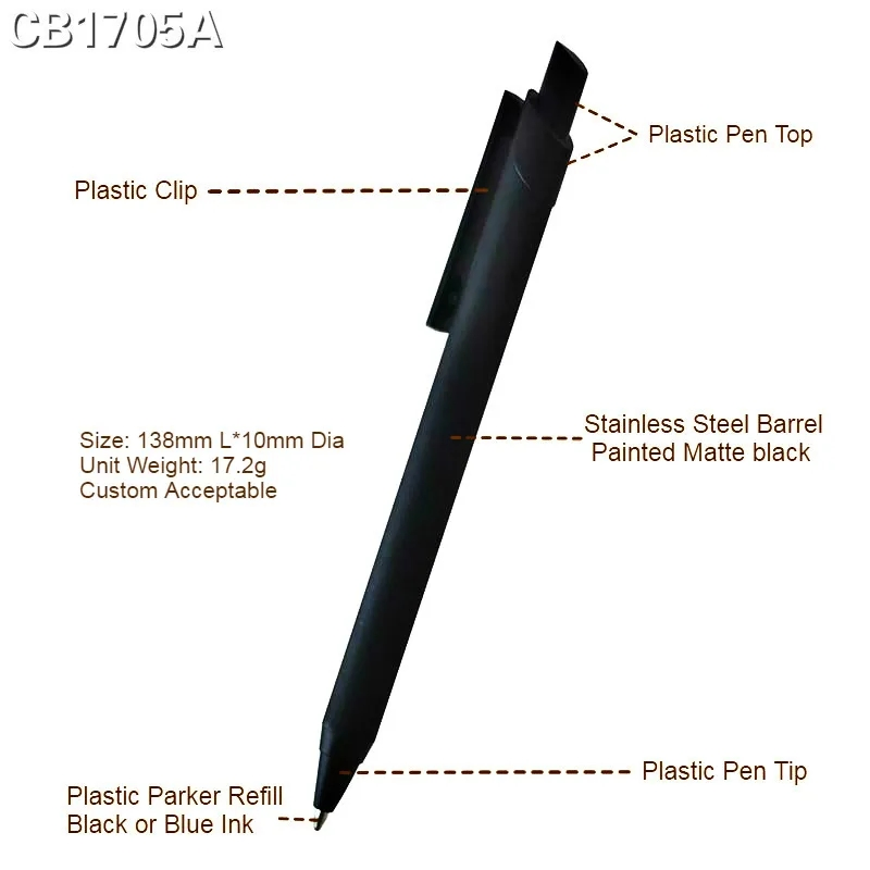 New Promotion Cheap Ball Point Metal Pens with Personalized Custom Branded Logo Manufacturer Ballpoint Gift