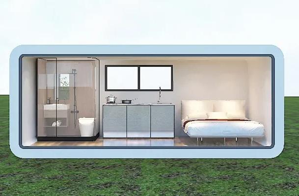 Garden Pod Living Container/Office Best Light Gauge Steel Frame Construction Apple Cabin