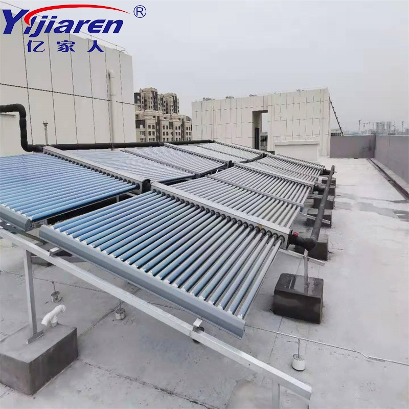 Горизонтальный вакуумный солнечный коллектор для нагрева воды