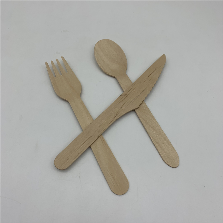 100% Wooden Cutlery Set Hot Sale Cutlery