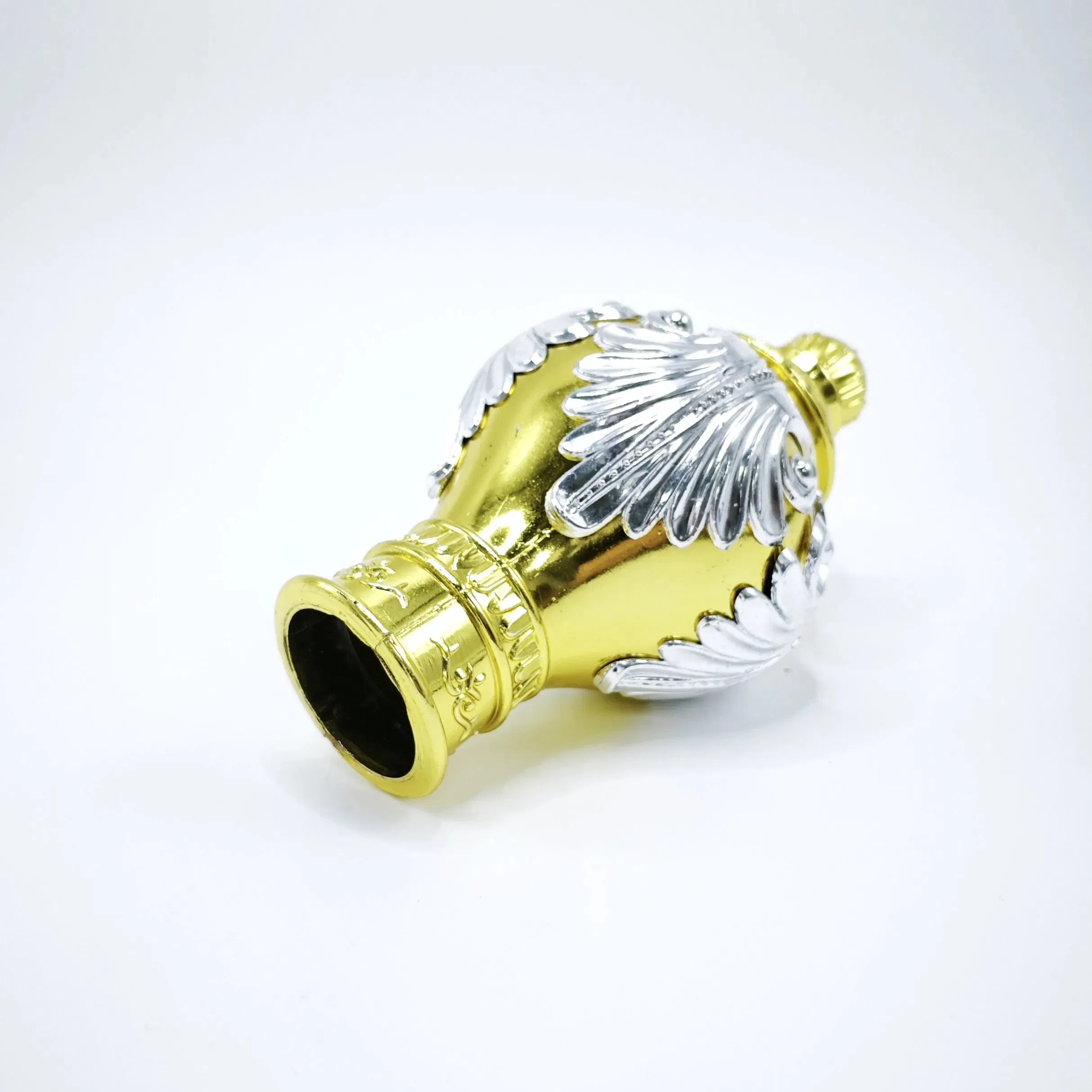 European Style Curtain Rod Finials Ornamental Roman Pole Ends