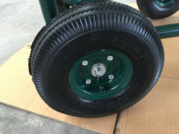 Four Wheels Garden Hose Reel Cart