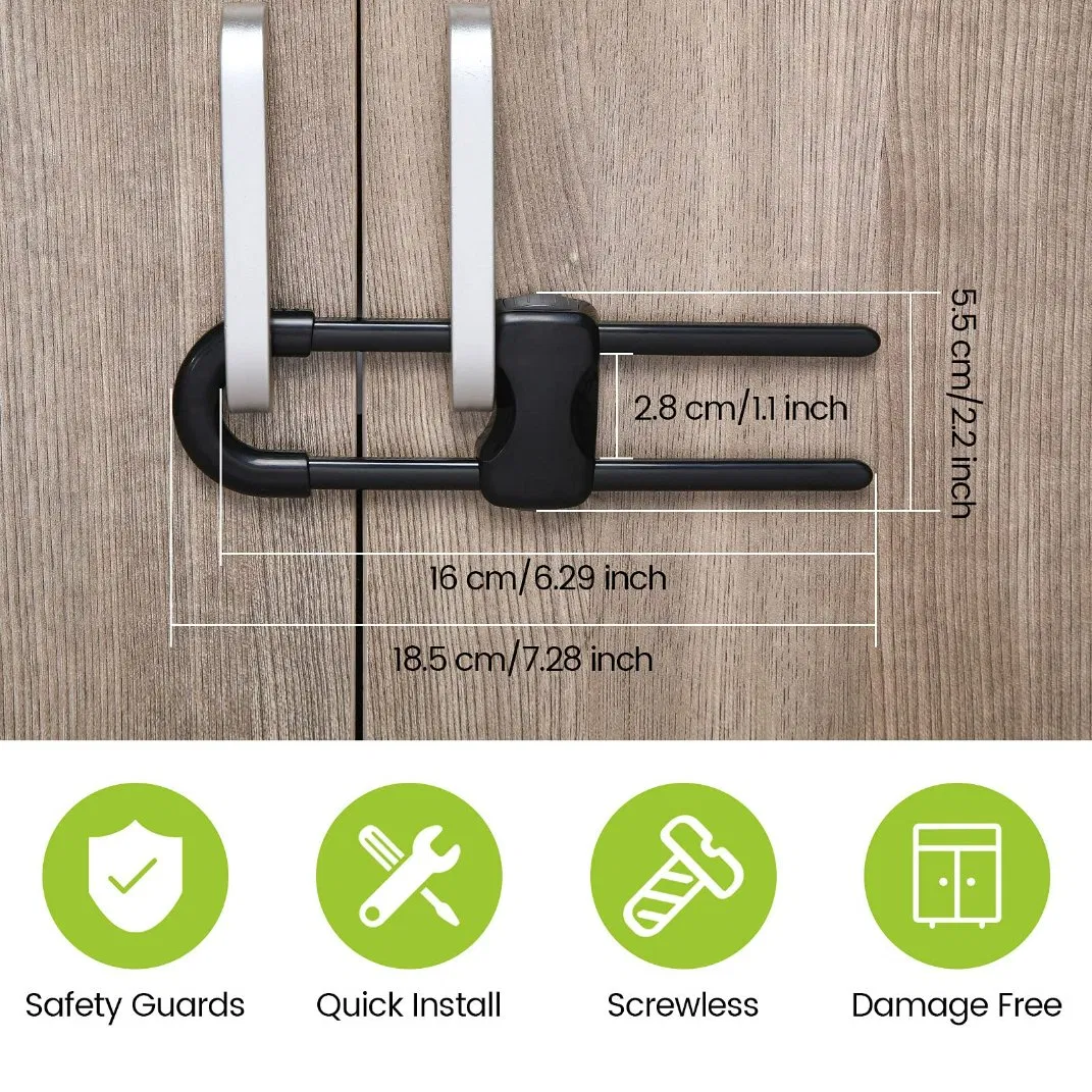 U Shape Proofing Drawers Safety Baby Safety Locks Childproof Latch Cabinet Locks