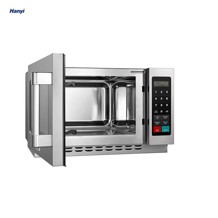 34L 1000W Restaurant Counter Top Stainless Steel Commercial Microwave Oven