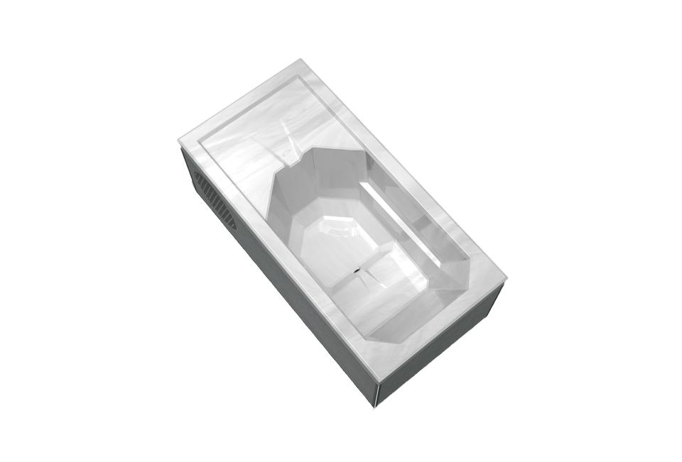 Акриловая ледяная ванна для одного человека с чиллером