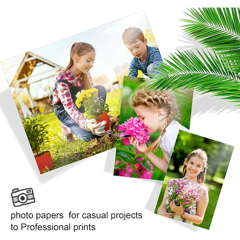 Factory Wholesale 160g Double-Sided High Gloss Inkjet Copperplate Paper Photo Paper