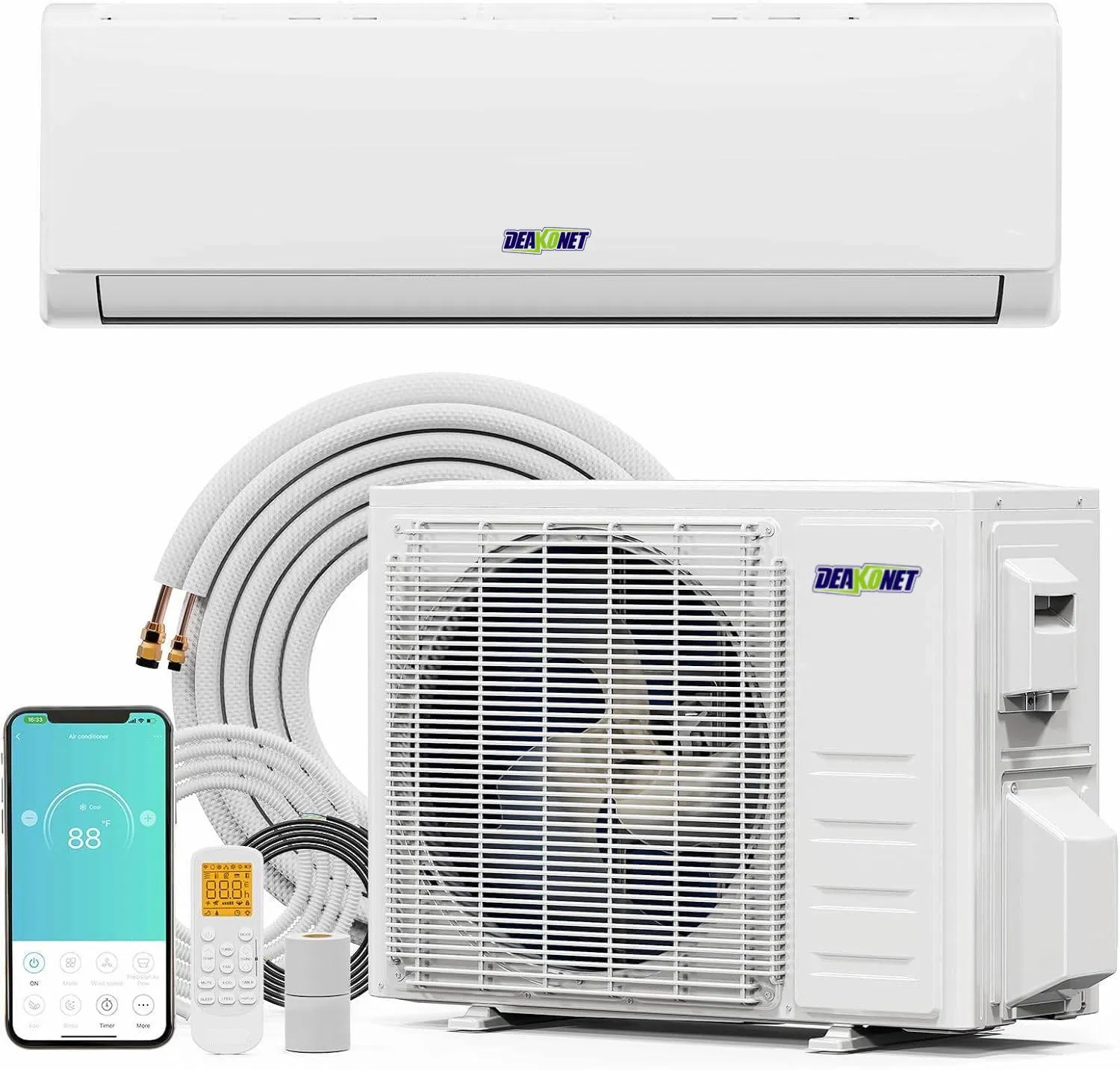 R32 Inverter Split Wall Mounted Air Conditioner for Cooling & Heating