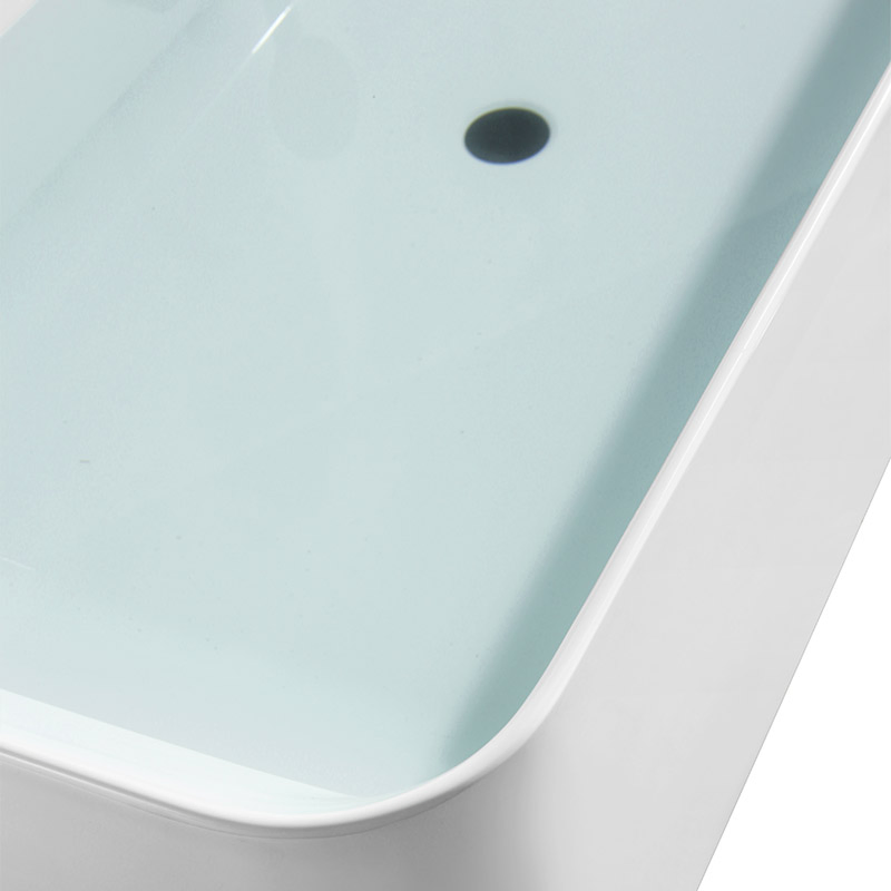 Rectangle Bath Tub Bathroom Bathtub Acrylic Free Standing Bathtub