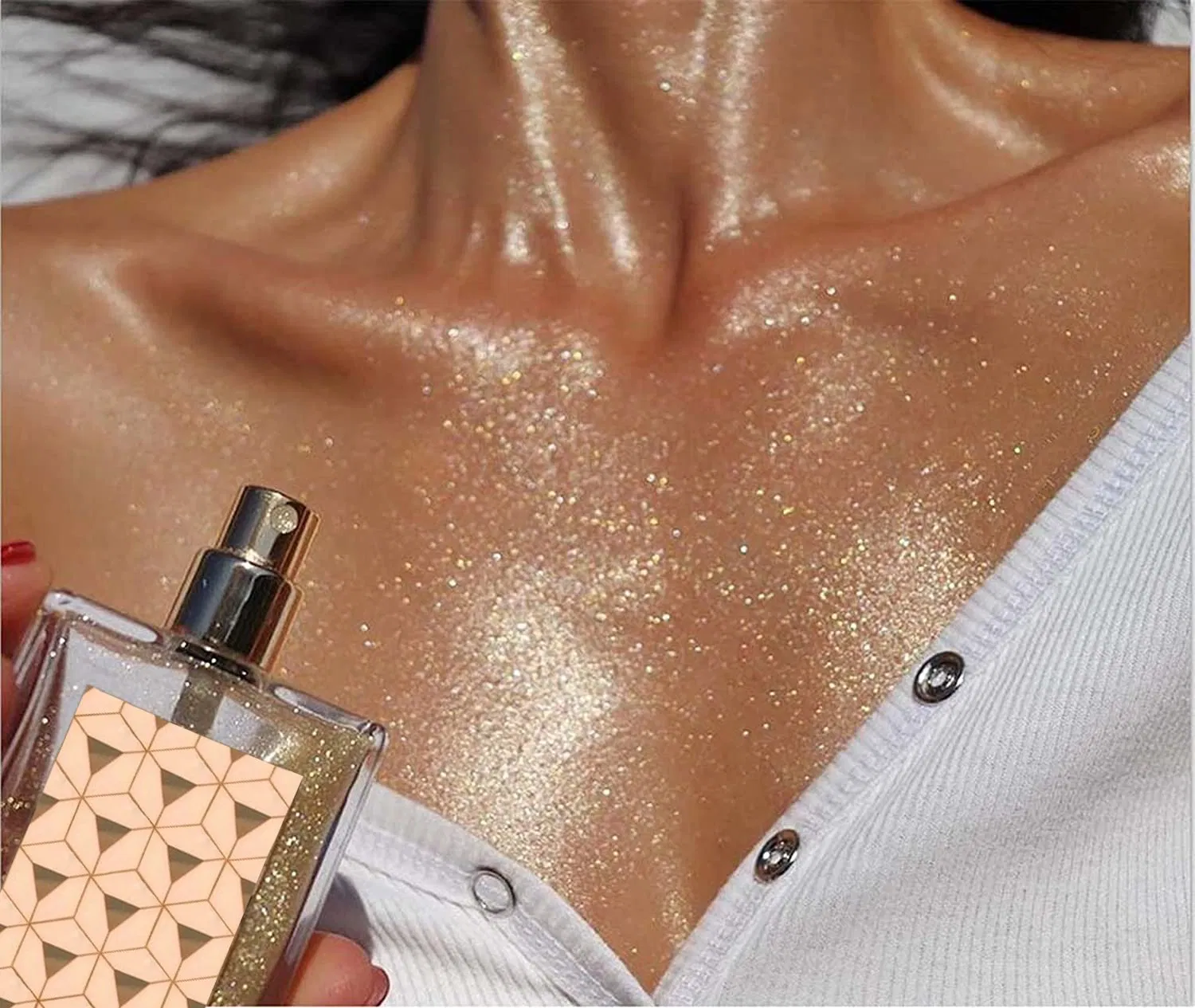 Beauty Cosmetics Skin Care Shimmer Highlighter Waterproof Body Oil Shimmering for Face & Body