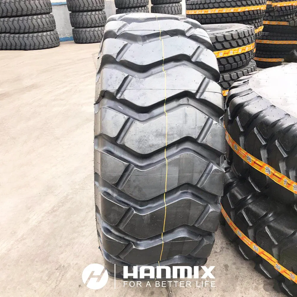 Hanmix OTR Off-Road Tires 14.00R24 Giant Industrial Tyre for Heavy Truck, Tractor, Loader, Trailer, Bulldozer