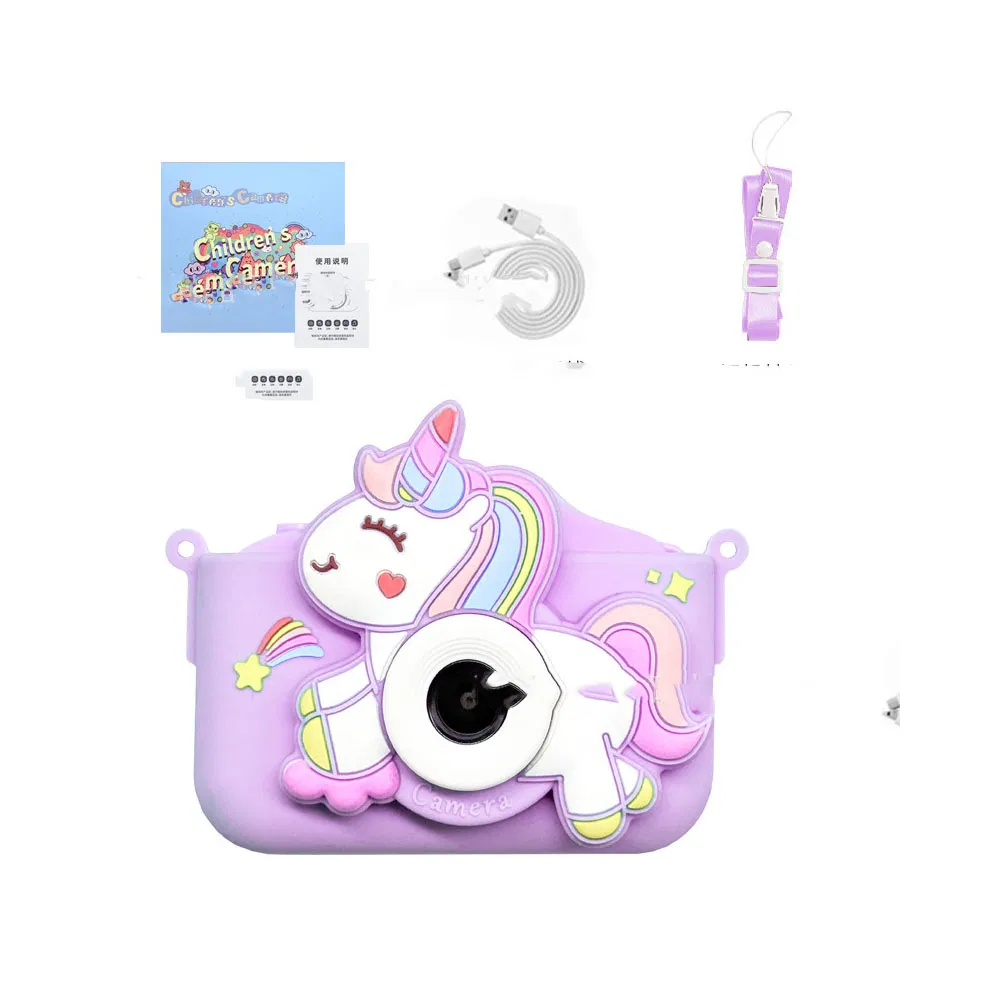 New Arrival Cartoon Kids Digital Camera Mini HD Dual Lens Photography Gift