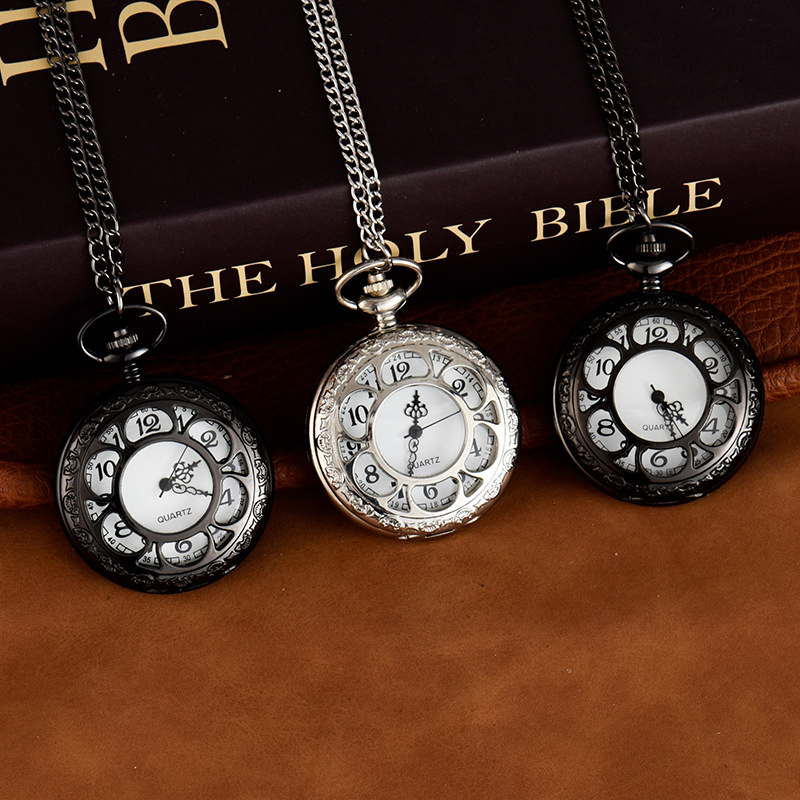 Wholesale Various Styles Pocket Watch Large Alloy Quartz Flip Flop Wall Watch