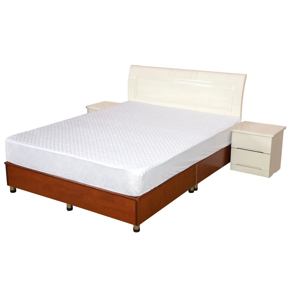 Wholesale Cheap High Quality Polyester Terry Mattress Protector Mattress Cover Pad Flat Fitted Sheet Noiseless