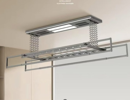 Electric Drying Rack Including Smart Multi Language Support and Easy Installation Drying Rack for Elderly